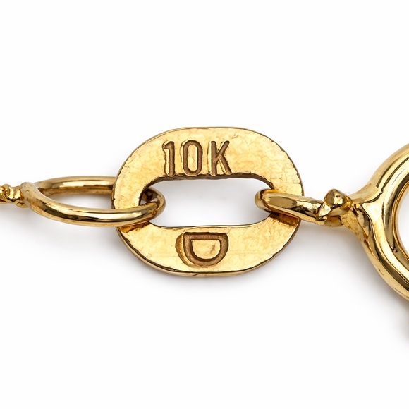 10K Gold Open Heart Necklace 18” Dainty Minimalist - Picture 4 of 4